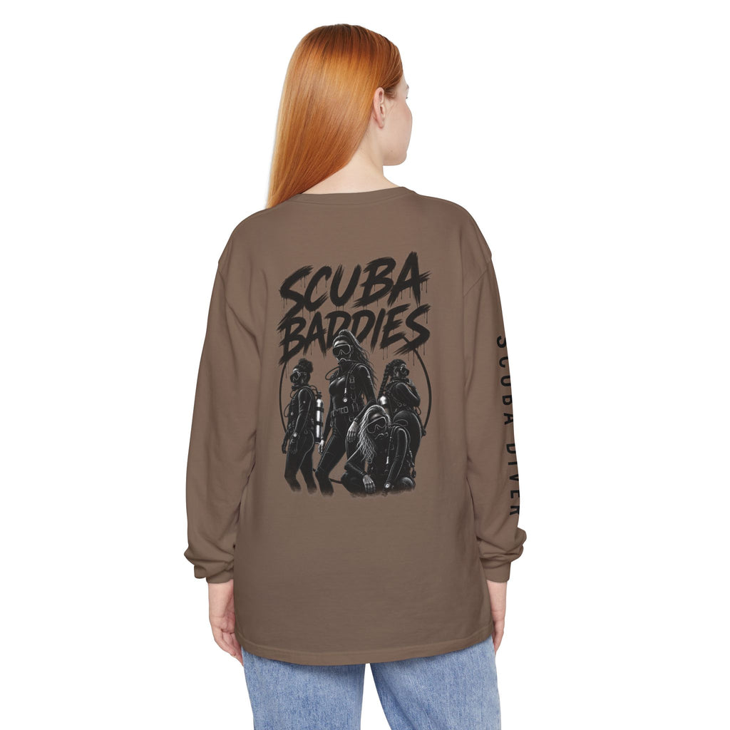 SCUBA BADDIES — LONG SLEEVE TEE
