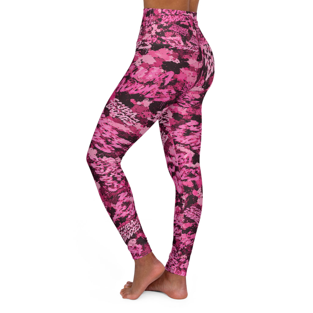 SCUBA BADDIES — Baddie Pink™ High-Waisted Leggings