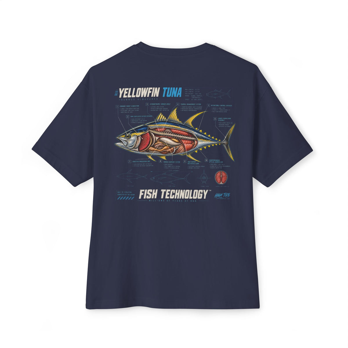 Yellowfin Tuna Cutaway Tee