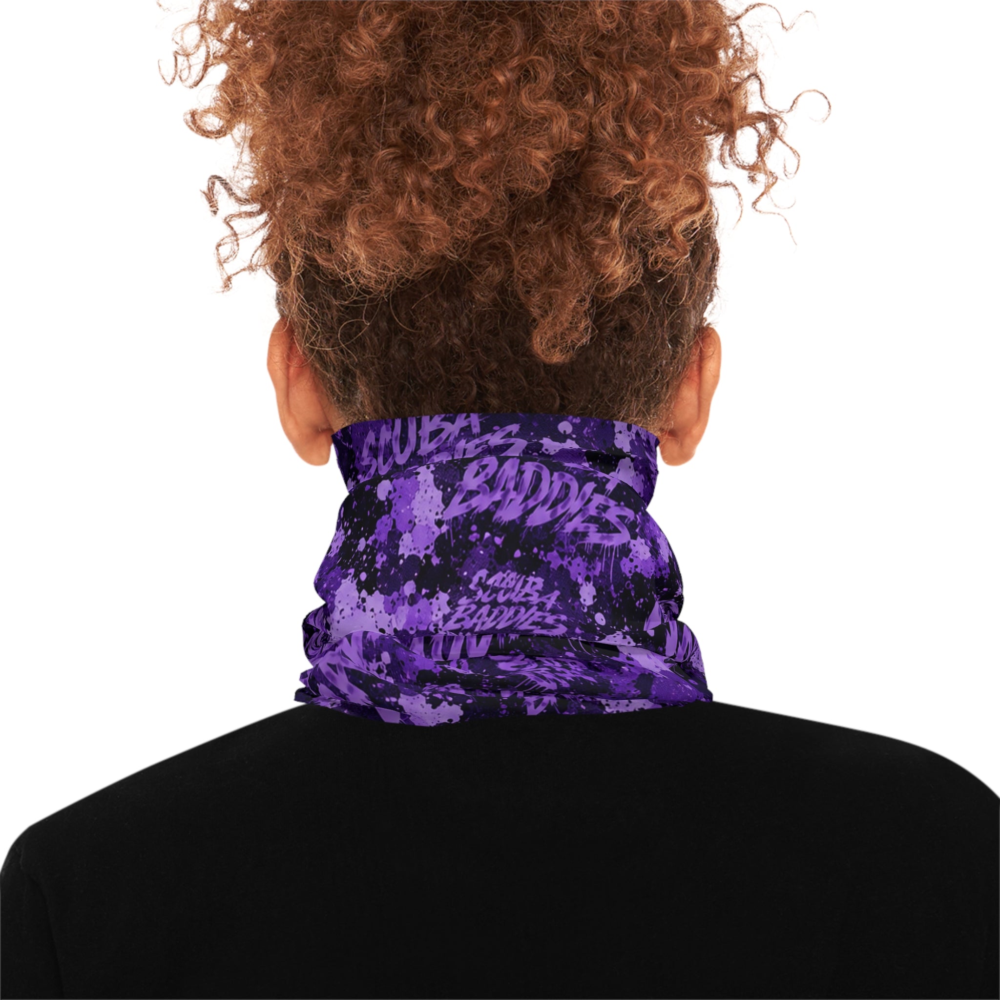 SCUBA BADDIES — SUBSURFACE CAMO™ NECK GAITER / DECO PURPLE