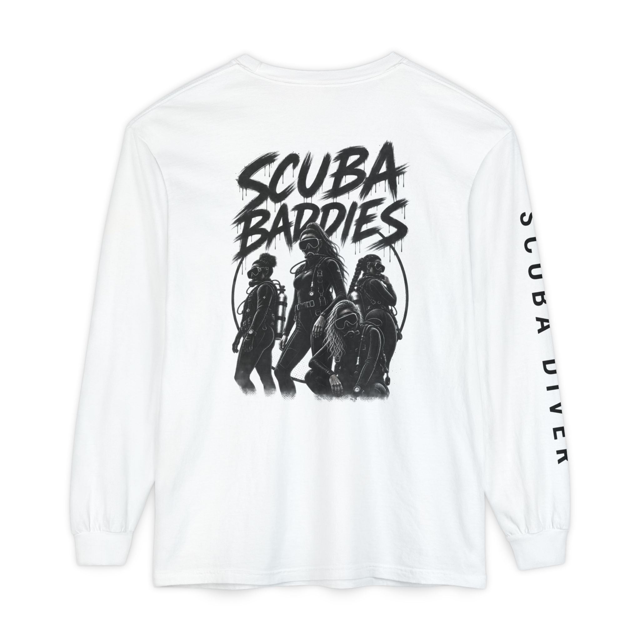 SCUBA BADDIES — LONG SLEEVE TEE