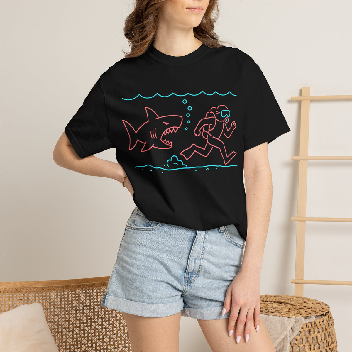 Just Keep Swimming Performance Tee