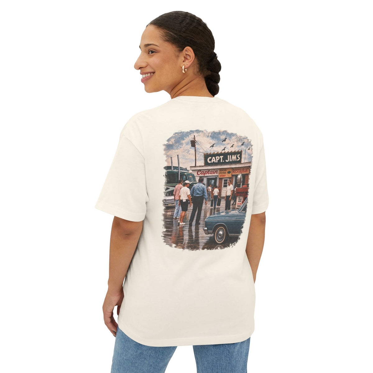 LOCALS ONLY Capt Jim’s - Oversized Street Tee
