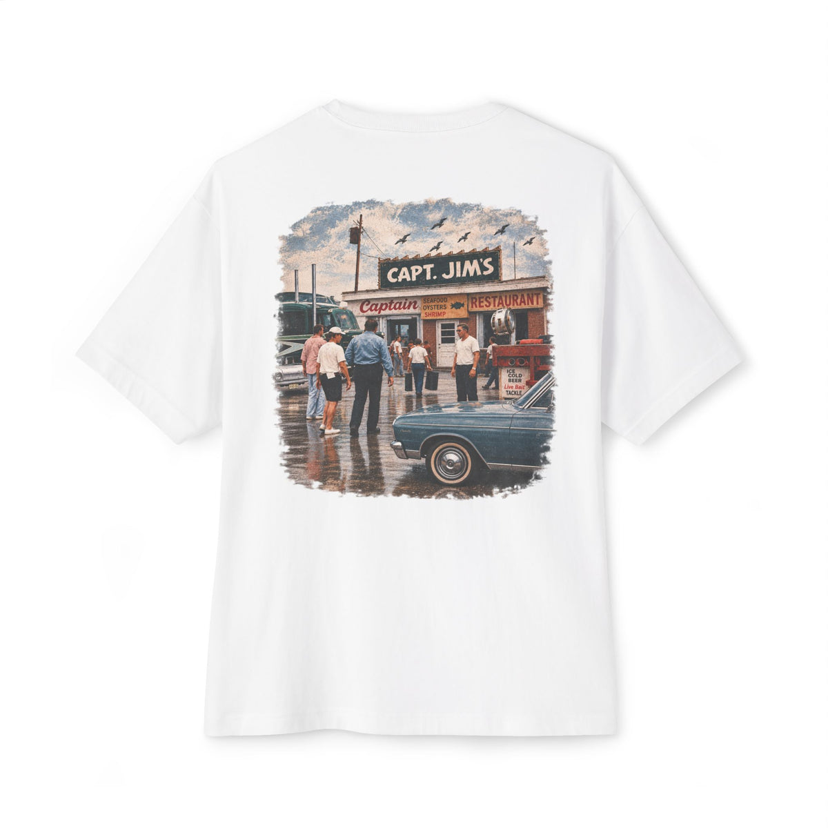 LOCALS ONLY Capt Jim’s - Oversized Street Tee