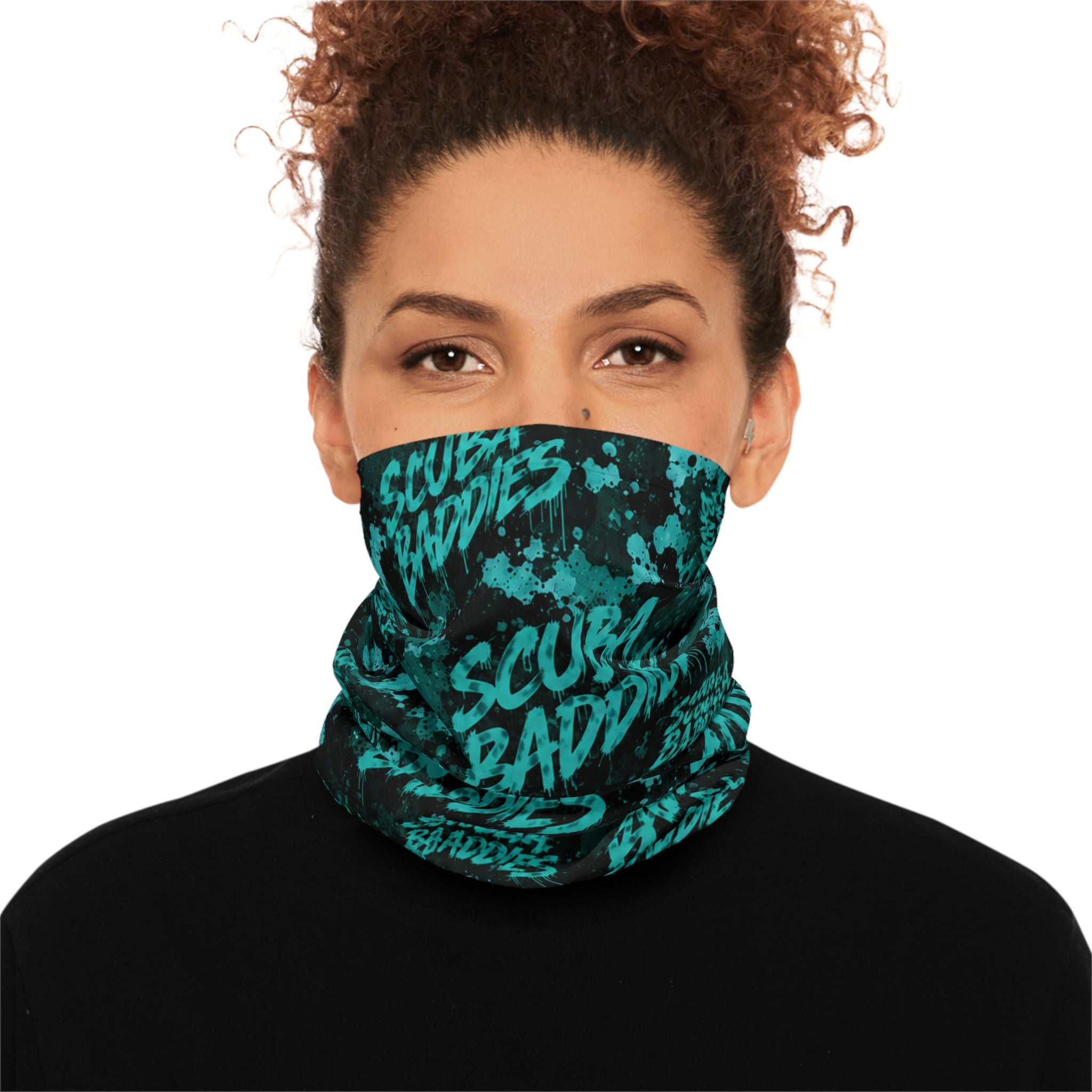 SCUBA BADDIES — SUBSURFACE CAMO™ NECK GAITER / REEF TEAL